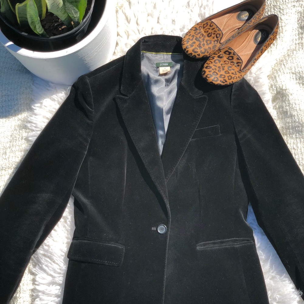 J Crew Parke Blazer in Velvet